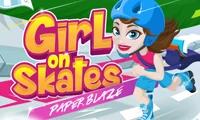 Girl on Skates Paper Blaze — ücretsiz çevrimiçi oyun