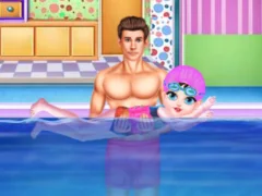 Baby Taylor Learn Swimming — free online game