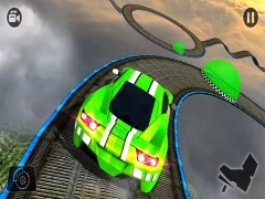 Leikur Extreme Impossible Tracks Stunt Car Drive á netinu