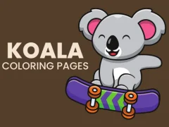 Spel Koala Coloring Pages online