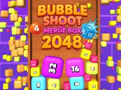 Igra Bubble Shoot Merge Box 2048 online