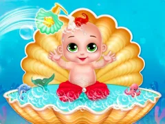 Mermaid Baby Care — free online game
