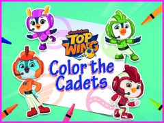 Cluiche Top wing Color the cadets ar líne
