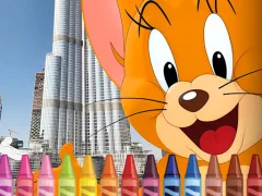 Tom and Jerry Coloring — bezmaksas tiešsaistes spēle