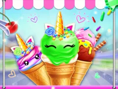 Unicorn Ice Cream Corn Maker  – ingyenes online játék
