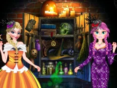 Cluiche Princess halloween costumes ar líne