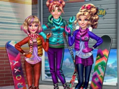 Permainan Princesses Winter Holiday secara online