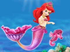 Spill Baby Mermaid Princess Dress Up online