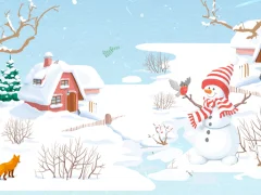 Snowman Slide — free online game