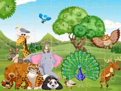 Wild Animals Jigsaw — free online game