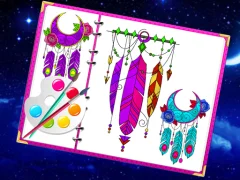 Spill Miraculous Dream Catcher Coloring Book online