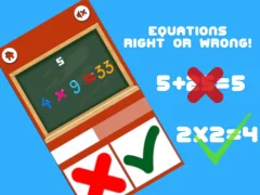 Equations Right or Wrong — nemokamas žaidimas internete