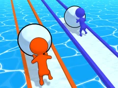 Snowball Racing — free online game