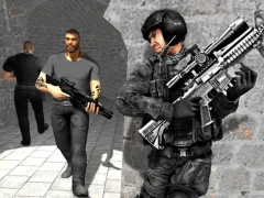 Mchezo Anti Terrorist Shooting Game online