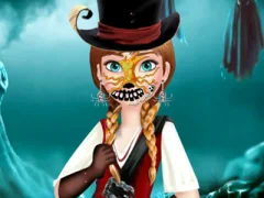Гульня Halloween Face Art онлайн