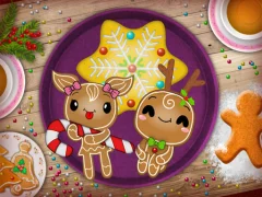 Christmas Gingerbread - Color Me — free online game
