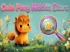 Cute Pony Hidden Stars — bezplatná online hra
