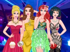 Princesses Graduation Party Night — bezplatná online hra