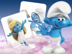 Smurfs memory card Match — free online game
