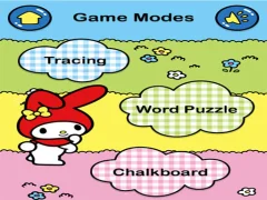 Hello Kitty Playhouse MyMelody ABC Tracing — free online game