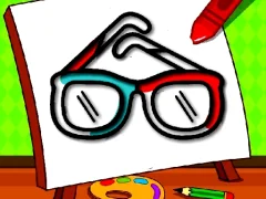 Spel Easy Kids Coloring Glasses online