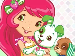 Strawberry Shortcake Puppy Care — لعبة مجانية اون لاين