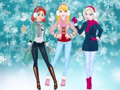 Princesses Winter Spree — ücretsiz çevrimiçi oyun