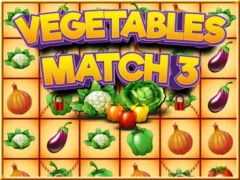 Vegetables match 3 — free online game
