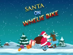 Santa On Wheelie Bike — free online game