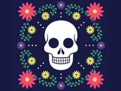 Colorful Skull Jigsaw — free online game