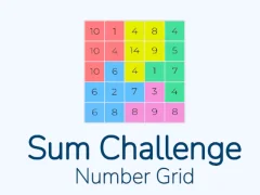 Sum Challenge Number Grid — free online game