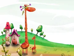 Cartoon Giraffe Puzzle — free online game