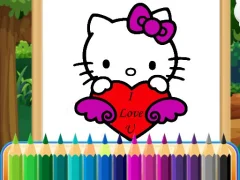 Spill Coloring Kitty online