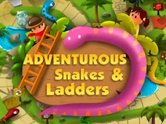 Adventurous Snake & Ladders — free online game