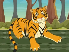 Tiger Jigsaw — free online game