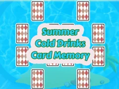 Summer Cold Drinks Card Memory — jogo online grátis