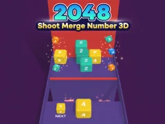 Гаме 2048 Shoot Merge Number 3D онлајн