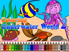 Сoloring Underwater World 2 — bezmaksas tiešsaistes spēle