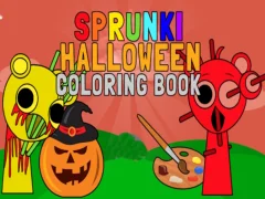 Sprunki Halloween Coloring Book — free online game