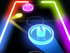 Гульня Glow Hockey HD онлайн