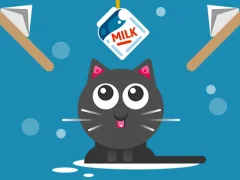 The Cat Drink Milk — безплатна онлайн игра