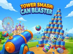 Игра Tower Smash: Can Blaster онлайн