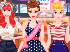 Princesses Housewives Contest — free online game
