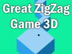 Great ZigZag Game 3D — free online game