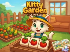 Kitty Garden Tile Puzzle — free online game