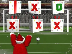 Igra Santa kick Tac Toe spletu