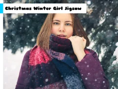 Christmas Winter Girl Jigsaw — free online game
