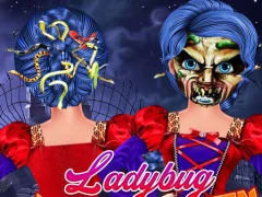 Ladybug Halloween Hairstyles — bezmaksas tiešsaistes spēle
