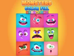 Monsters Color Fill — free online game