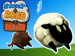 Sheep + Road = Danger — free online game